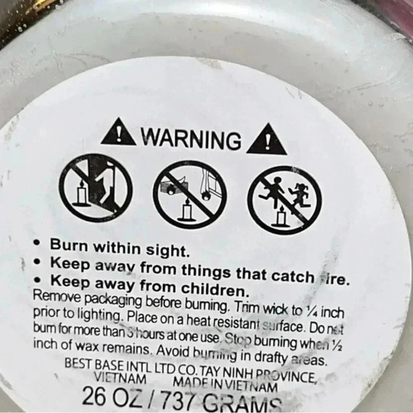 NWT Martha Stewart Home Designer Large 2 Wick Scented Candle Glass Jar w/Lid - Picture 8 of 9